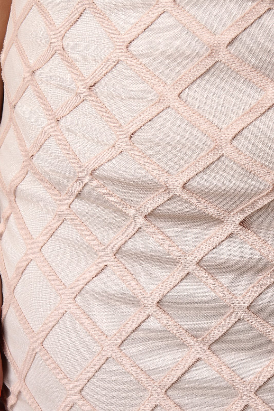 High Waisted Lined Grid Midi Skirt