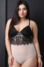Eyelash Lace Mesh Bodysuit