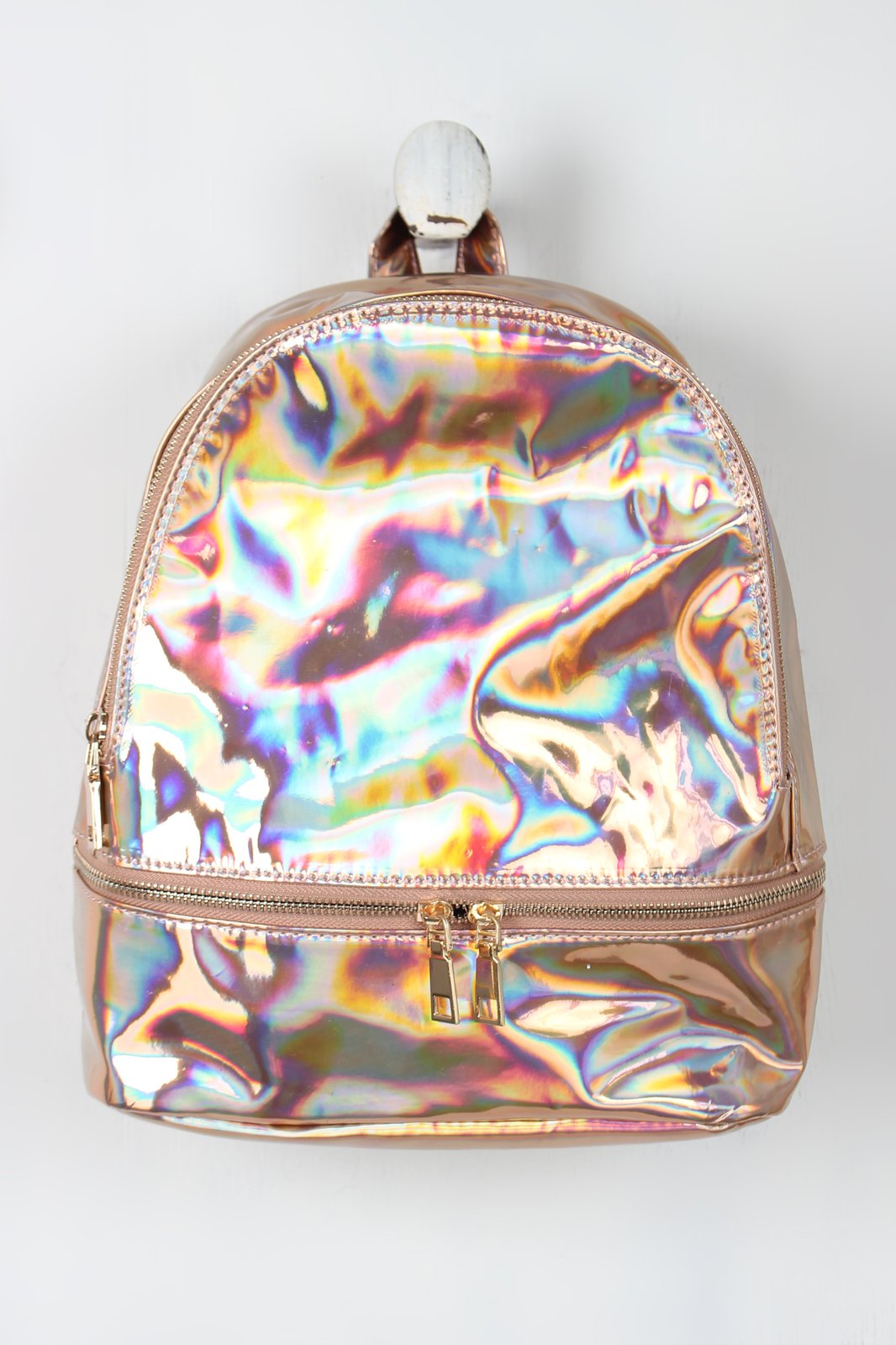 Mini Retro Holographic Backpack