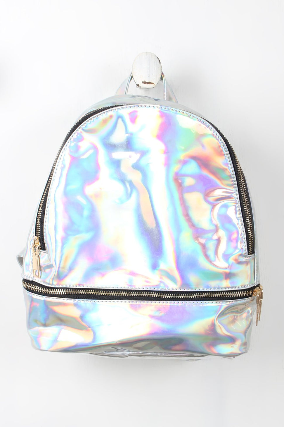 Mini Retro Holographic Backpack
