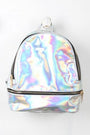 Mini Retro Holographic Backpack