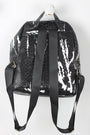 Faux Snakeskin Splattered Paint Mini Backpack - NoveltyOne