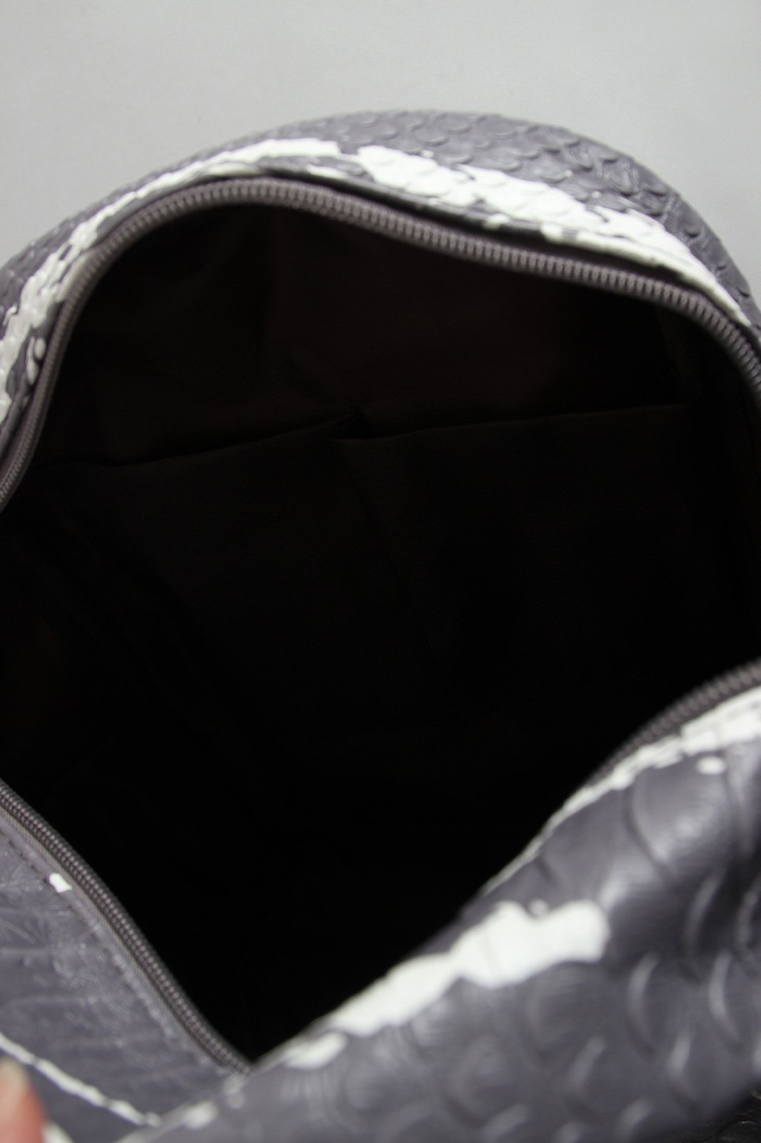 Faux Snakeskin Splattered Paint Mini Backpack - NoveltyOne