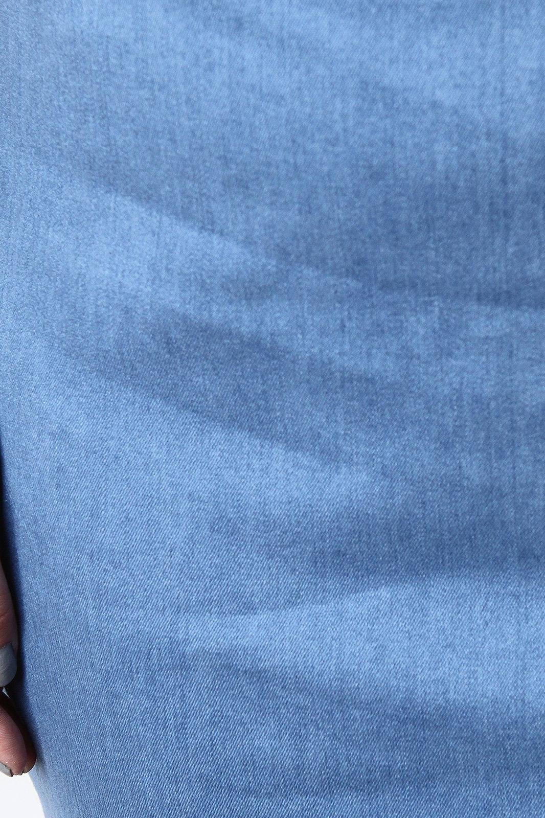 Asymmetrical Envelope Denim Skirt