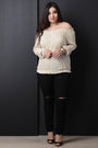 Satin Accordion Pleated Long Sleeve Top