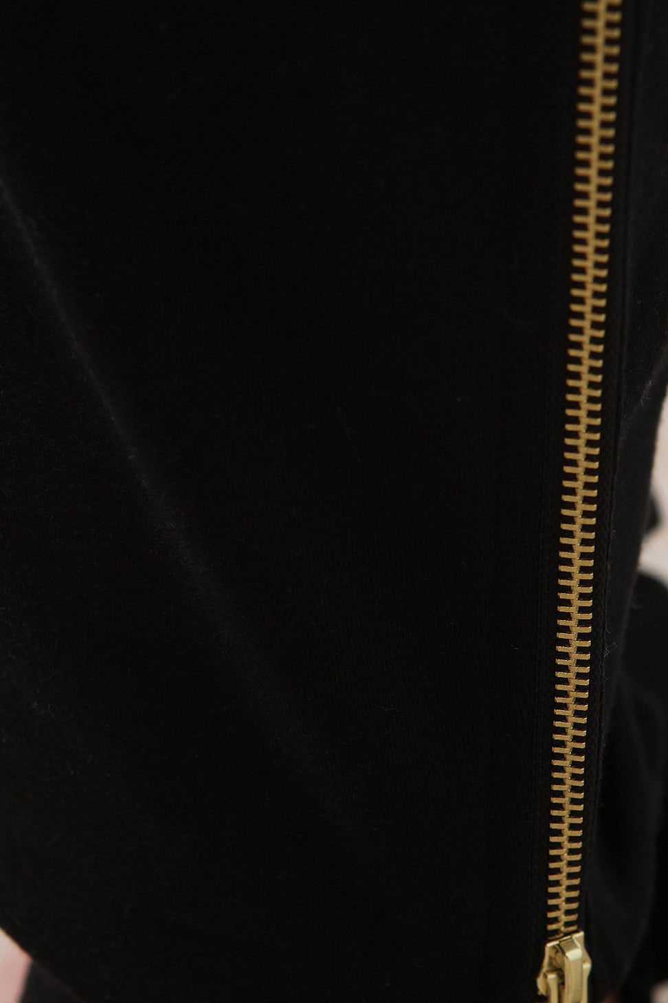 Jersey Side Zipper Trim Jogger Pants