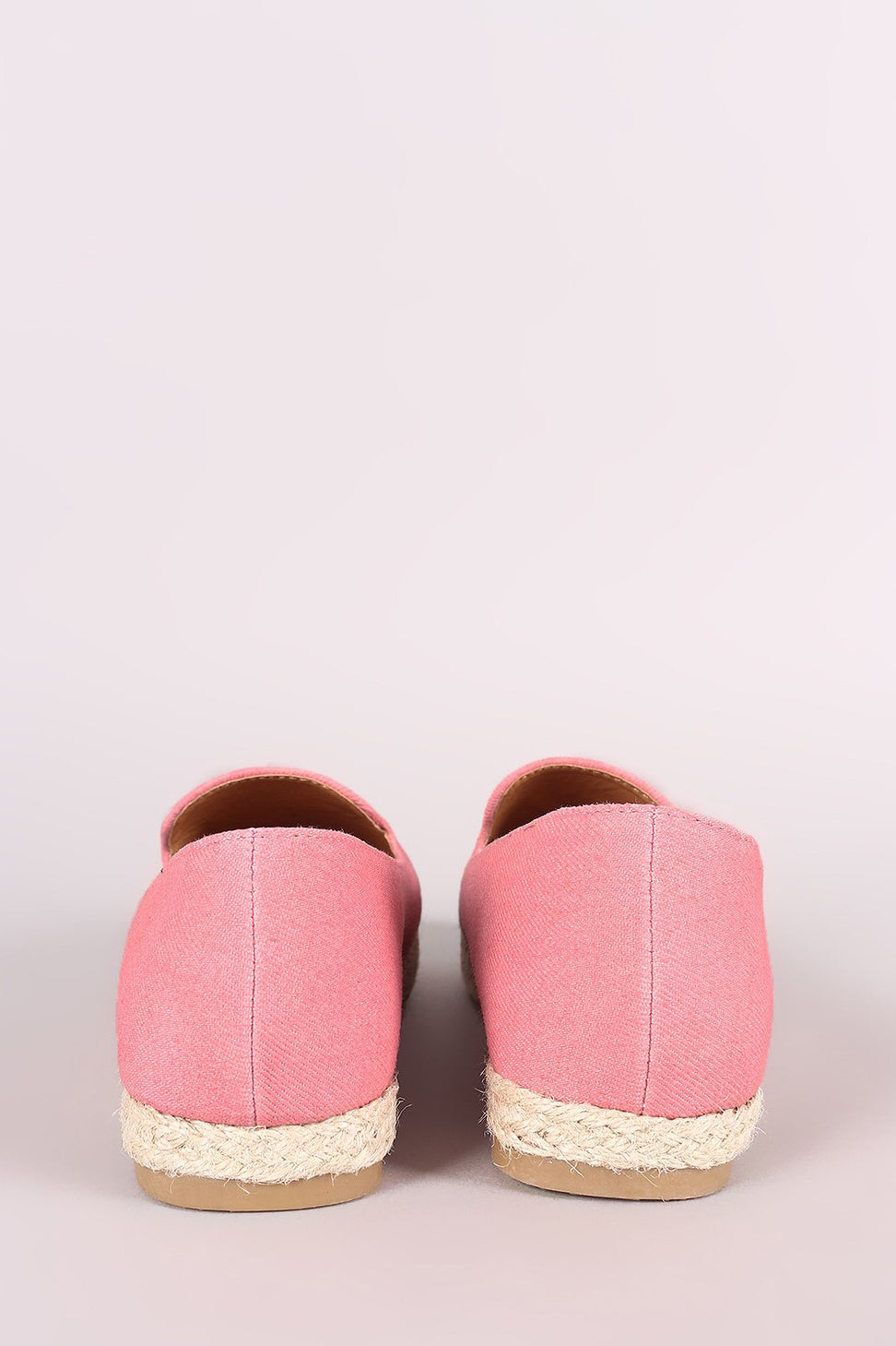 Fun Embroidered Denim Espadrille Slip On Loafer Flat - NoveltyOne