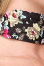 Multi-Colored Floral Thick Choker Necklace - NoveltyOne