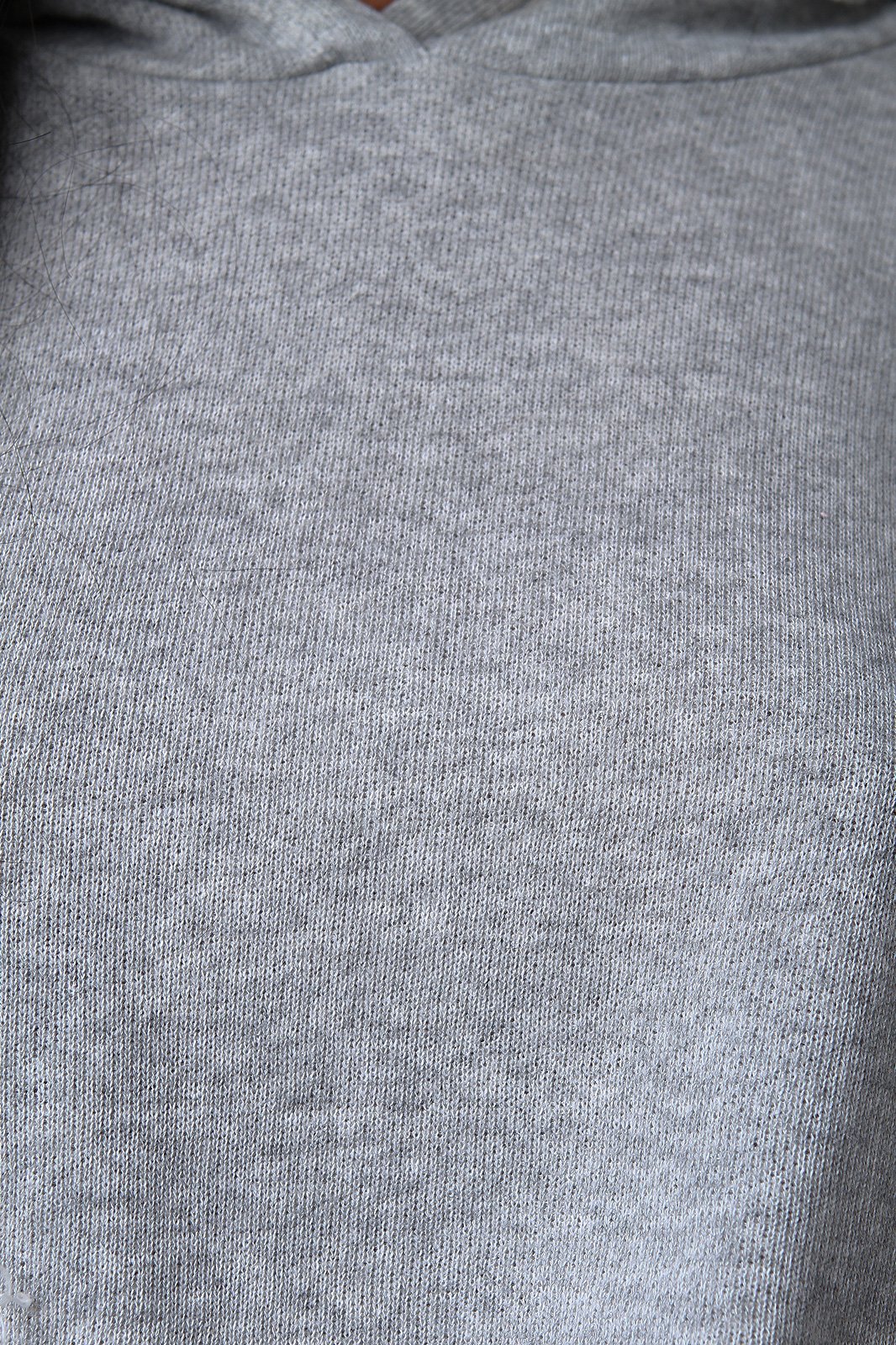 French Terry Distressed Crop Hoodie - NoveltyOne