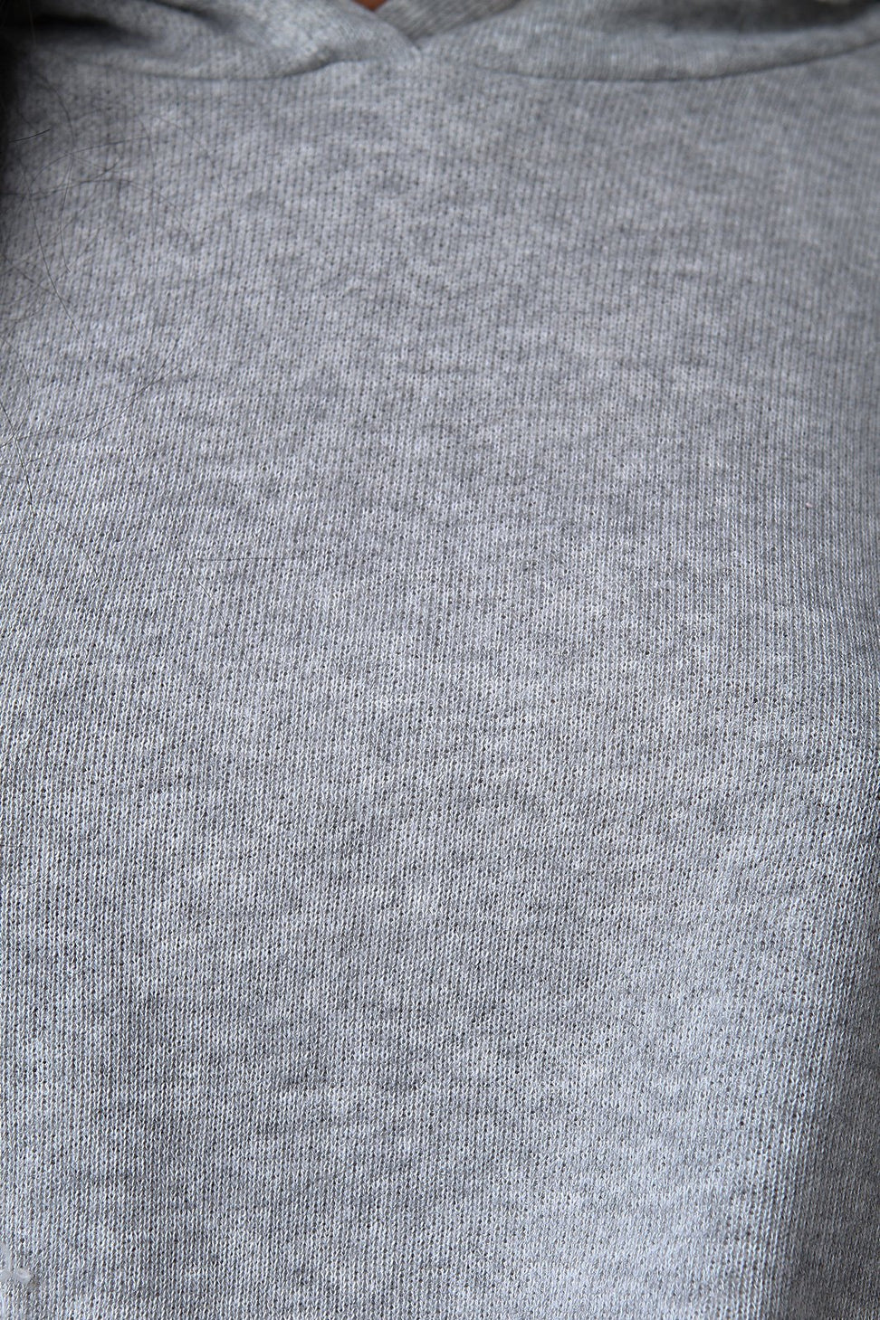 French Terry Distressed Crop Hoodie - NoveltyOne