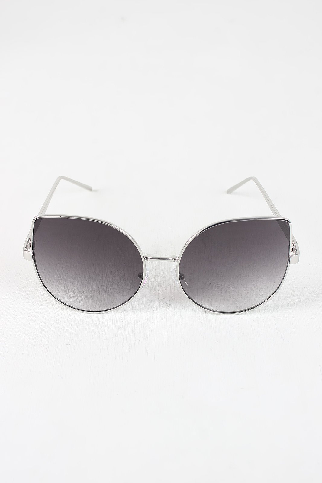 Wire Framed Cat Eye Sunglasses