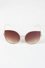 Wire Framed Cat Eye Sunglasses