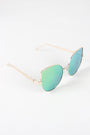 Wire Framed Cat Eye Sunglasses