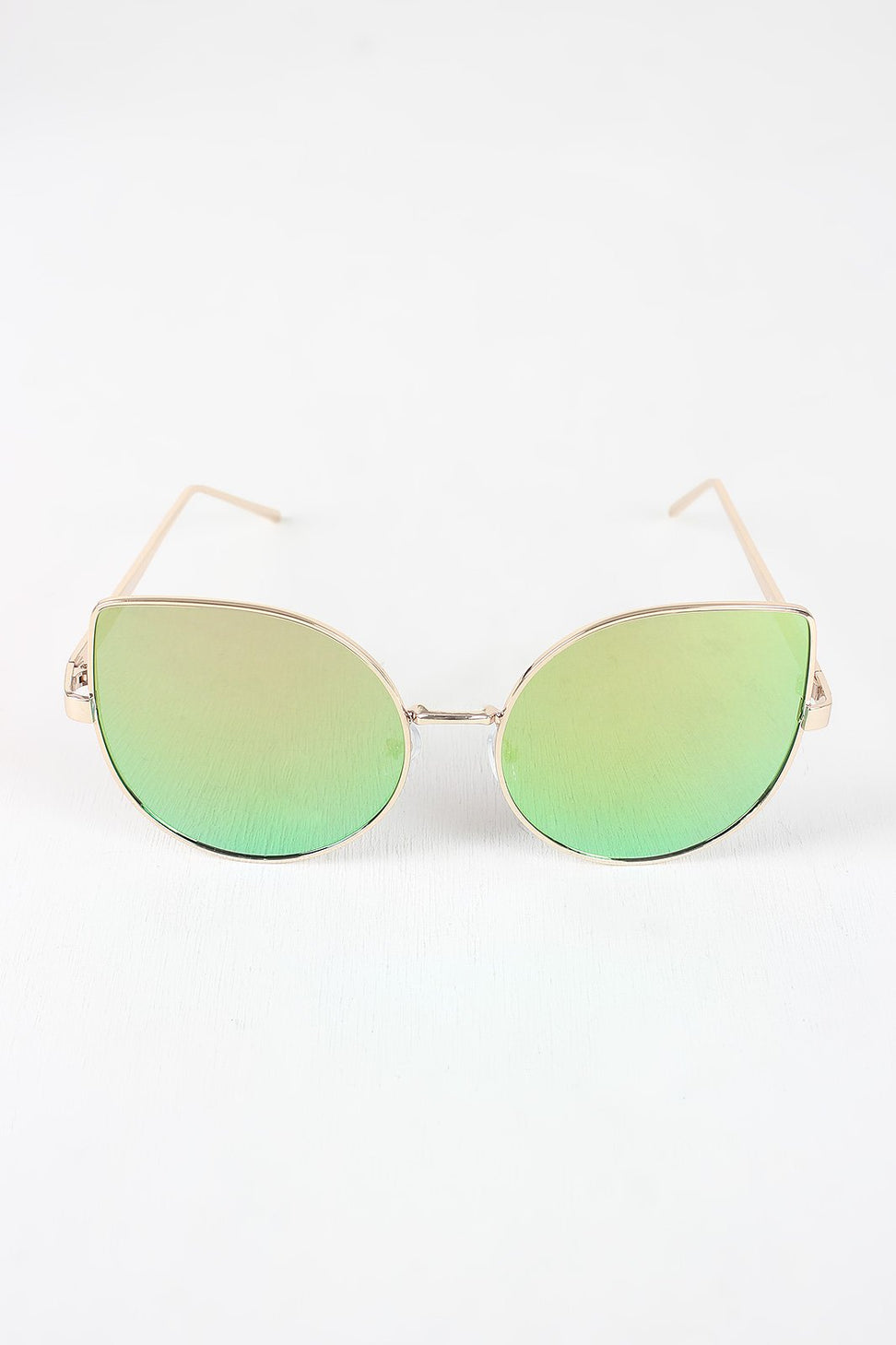 Wire Framed Cat Eye Sunglasses