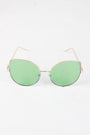 Wire Framed Cat Eye Sunglasses