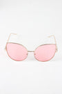 Wire Framed Cat Eye Sunglasses