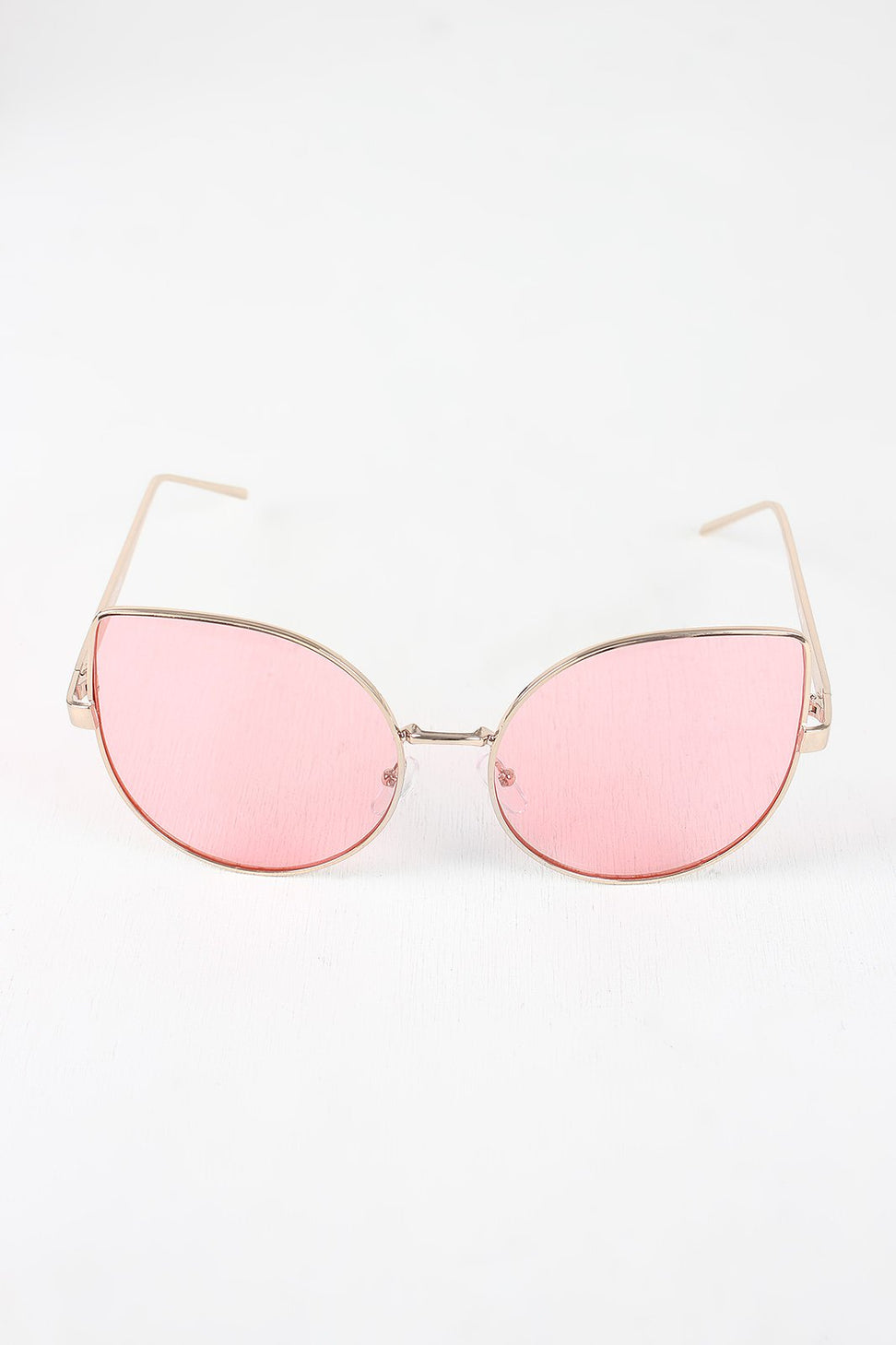 Wire Framed Cat Eye Sunglasses