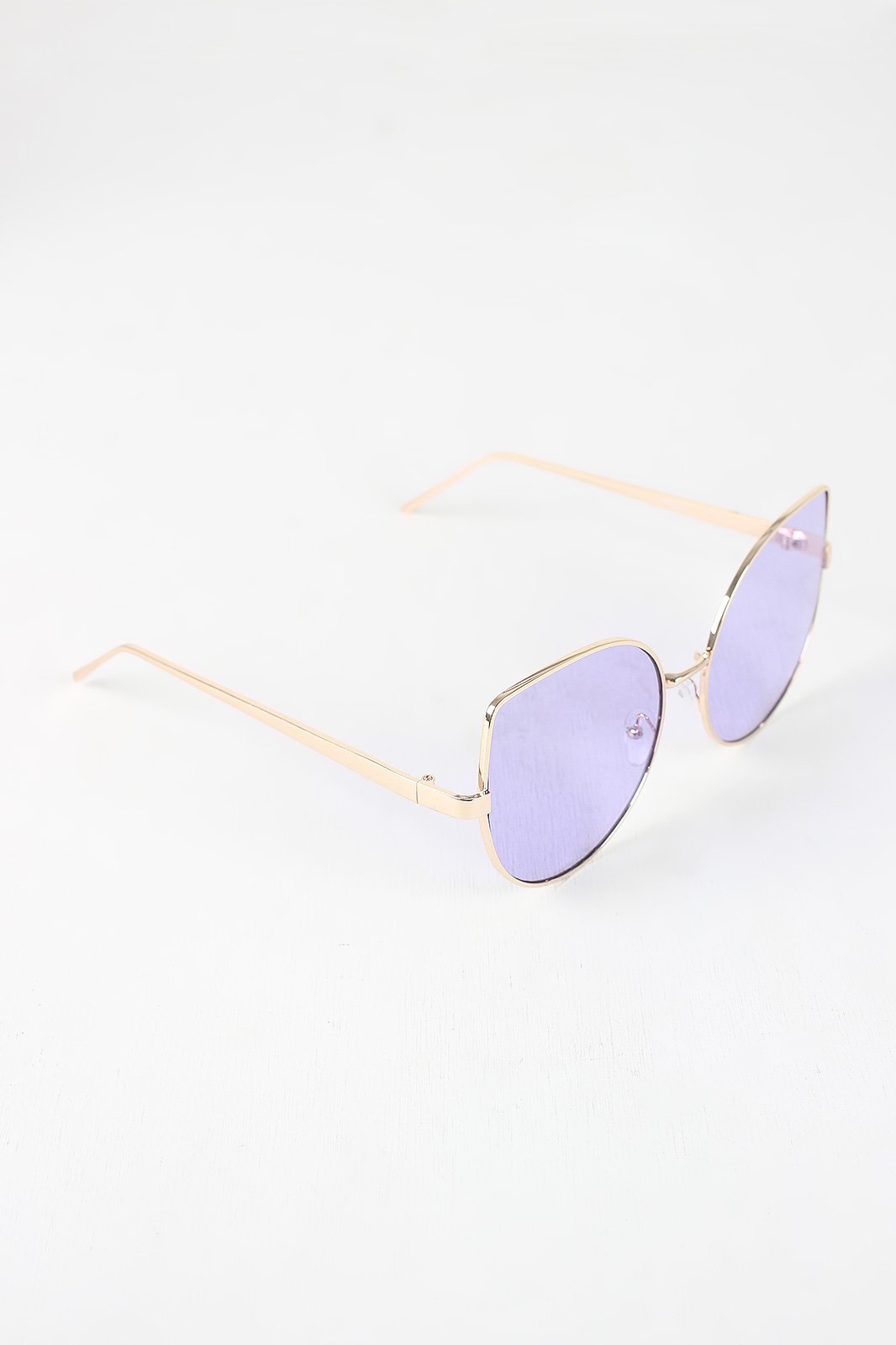 Wire Framed Cat Eye Sunglasses