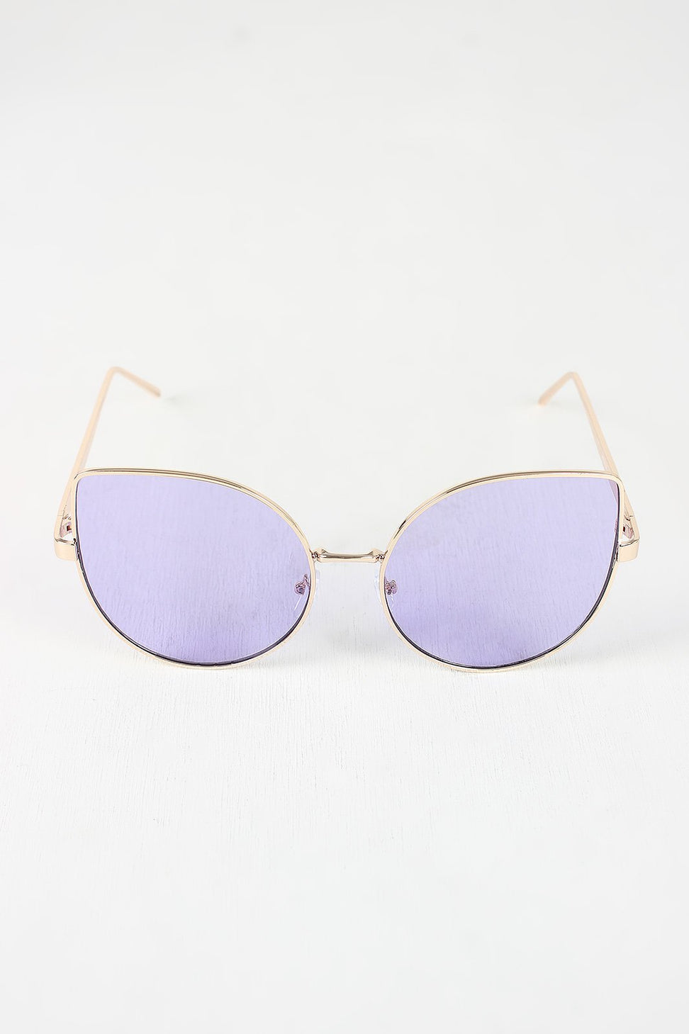 Wire Framed Cat Eye Sunglasses