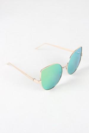 Wire Framed Cat Eye Sunglasses