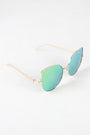 Wire Framed Cat Eye Sunglasses