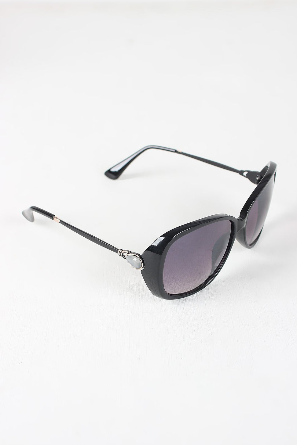 Semi-Round Lens Silhouette Sunglasses