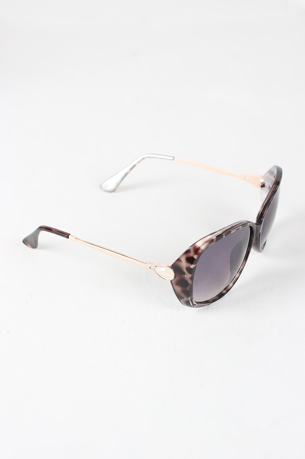 Semi-Round Lens Silhouette Sunglasses