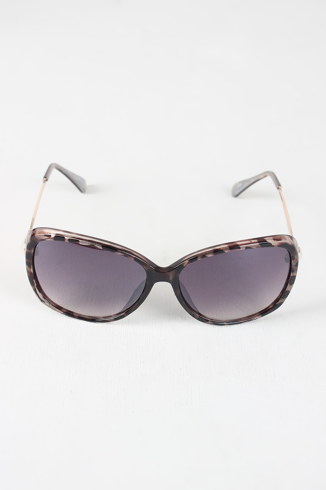 Semi-Round Lens Silhouette Sunglasses