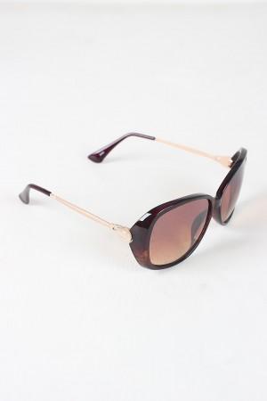 Semi-Round Lens Silhouette Sunglasses