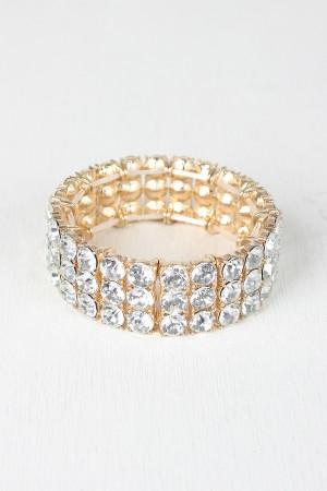 Stretchy Elegant Rhinestone Bracelet
