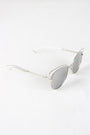 Open Wire Framed Mirror Lens Sunglasses