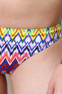 Bohemian Chevron High Neck Bikini Set
