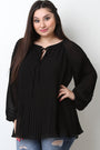 Chiffon Pleated Blouse