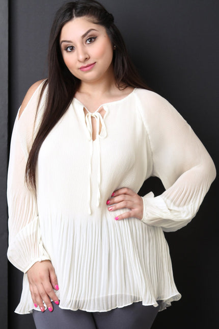 Chiffon Pleated Blouse