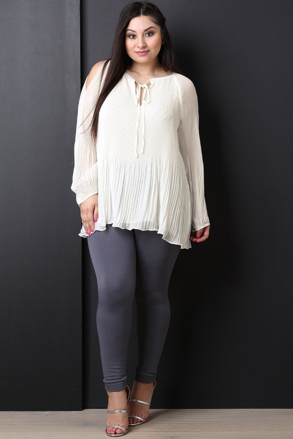 Chiffon Pleated Blouse