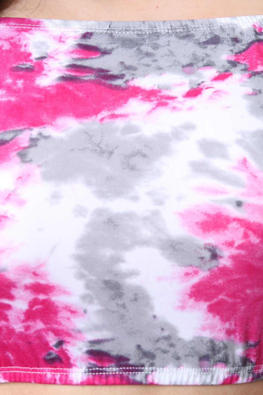 Tie Dye Bardot Crop Top