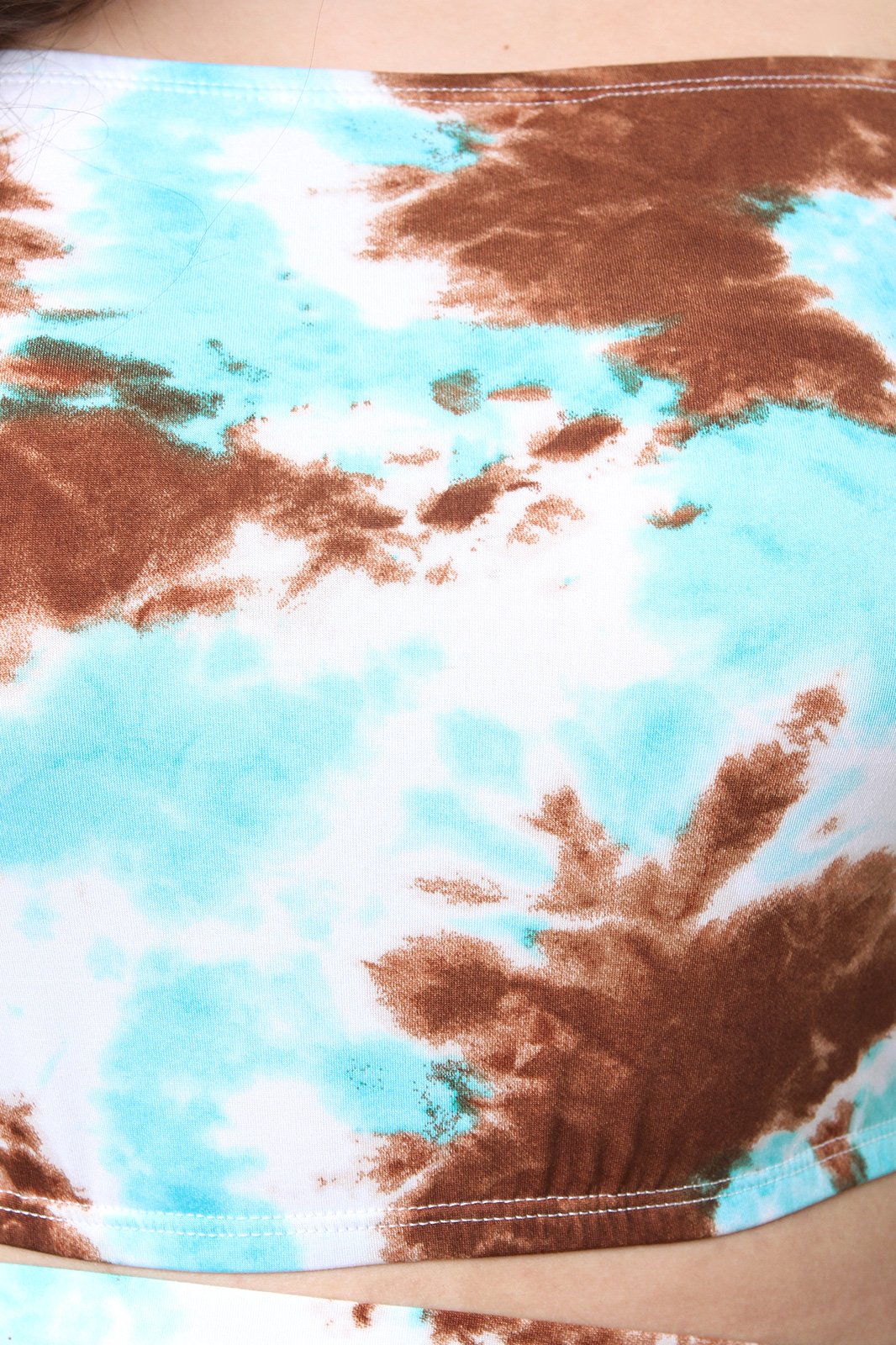 Tie Dye Bardot Crop Top