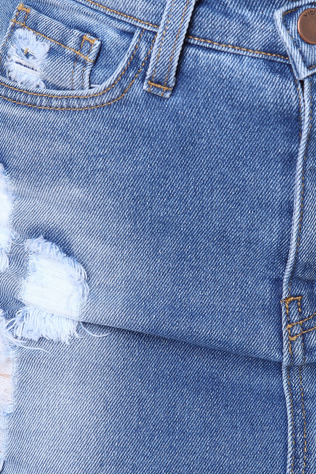 Diagonal Hem Denim Jean Skirt - NoveltyOne