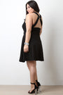 Crisscross O-Ring Skater Dress