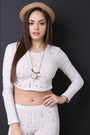 Distress Holes Crop Top - NoveltyOne