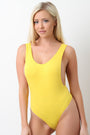 Scoop Back Sleeveless Bodysuit