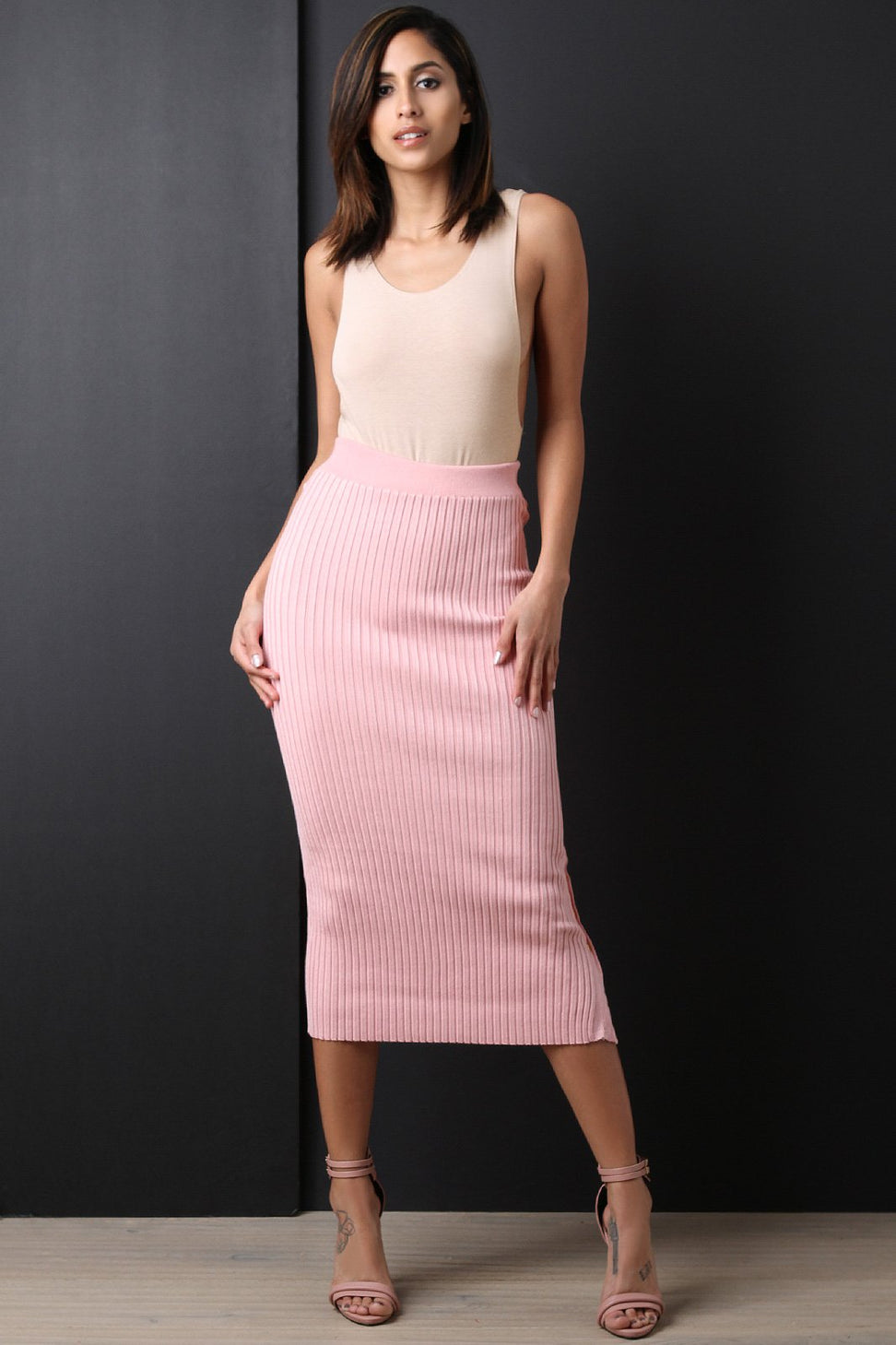 Scoop Back Sleeveless Bodysuit