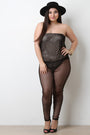 Semi-Sheer Fishnet Mesh Pants