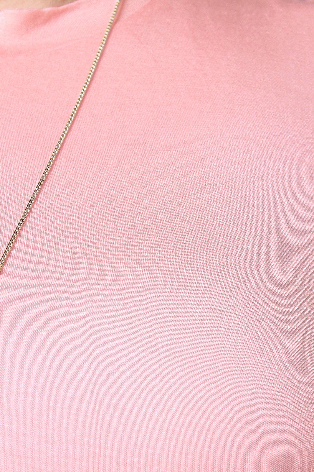 Stretchy Knit Mock Neck Crop Top