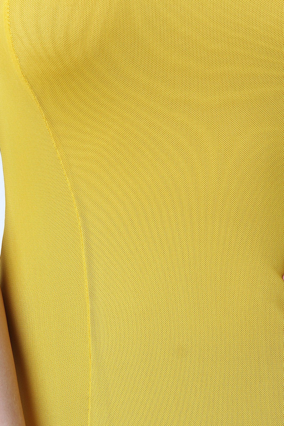 Strapless Tube Bodysuit Mesh Maxi Dress