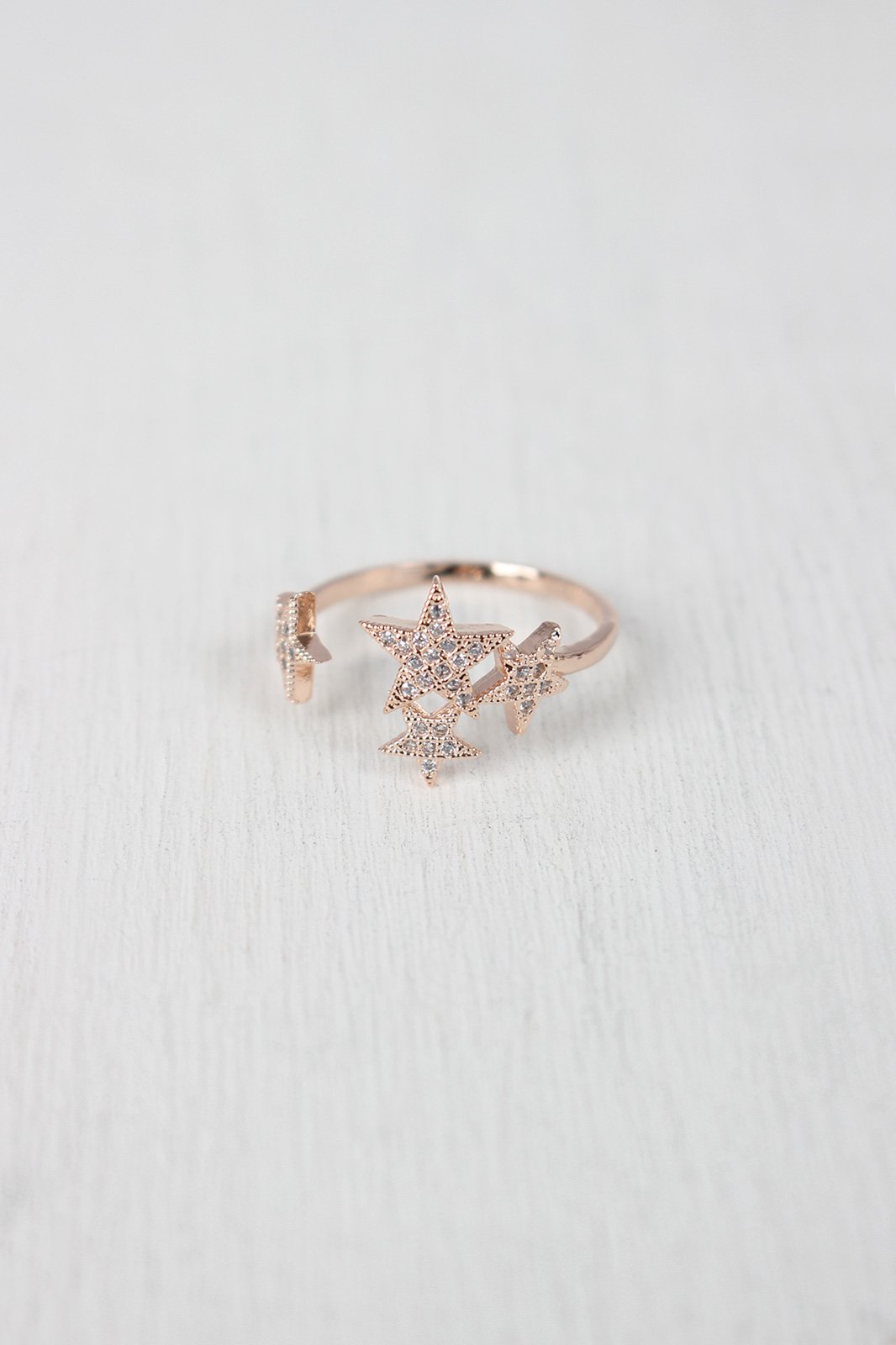 Shiny Rhinestone Star Ring