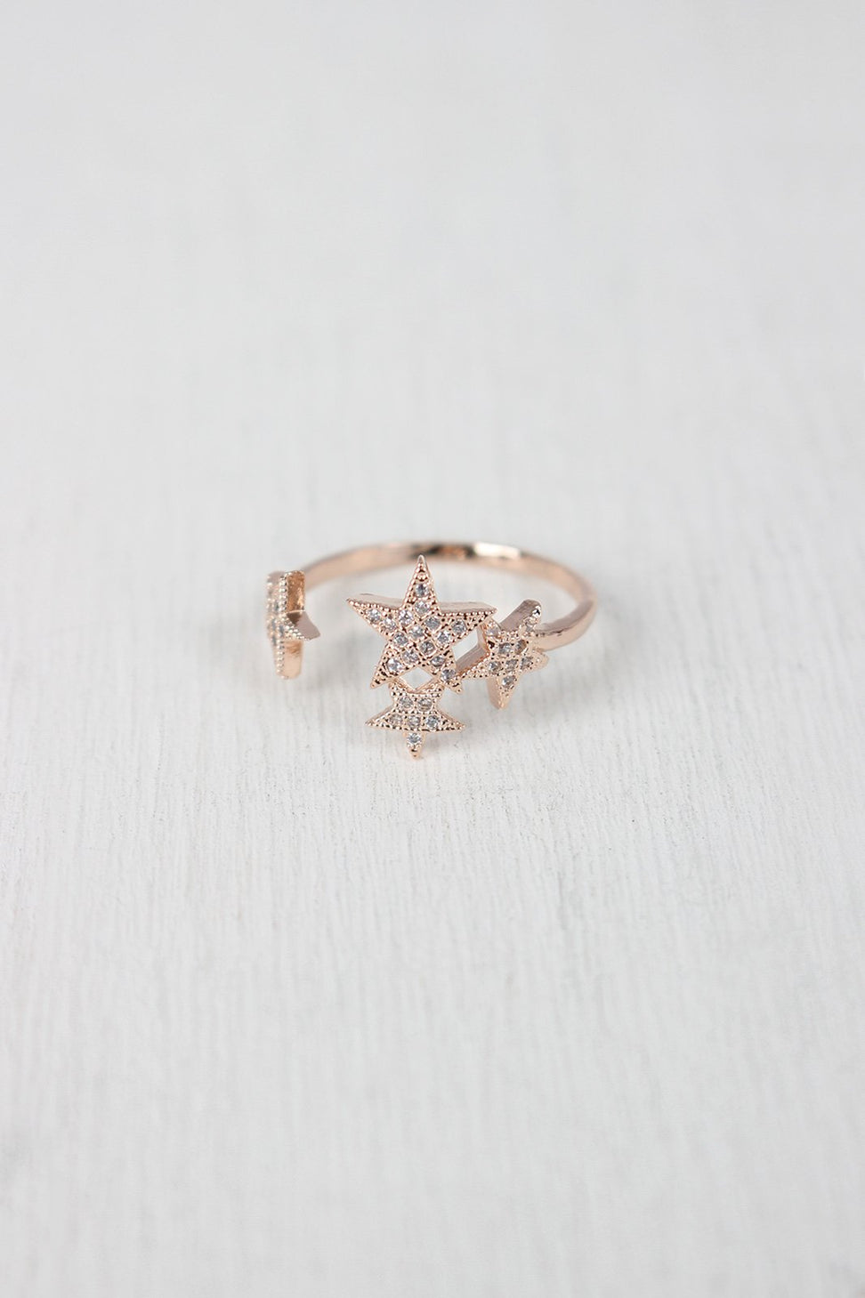Shiny Rhinestone Star Ring
