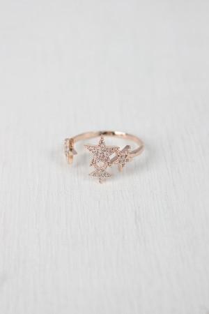 Shiny Rhinestone Star Ring