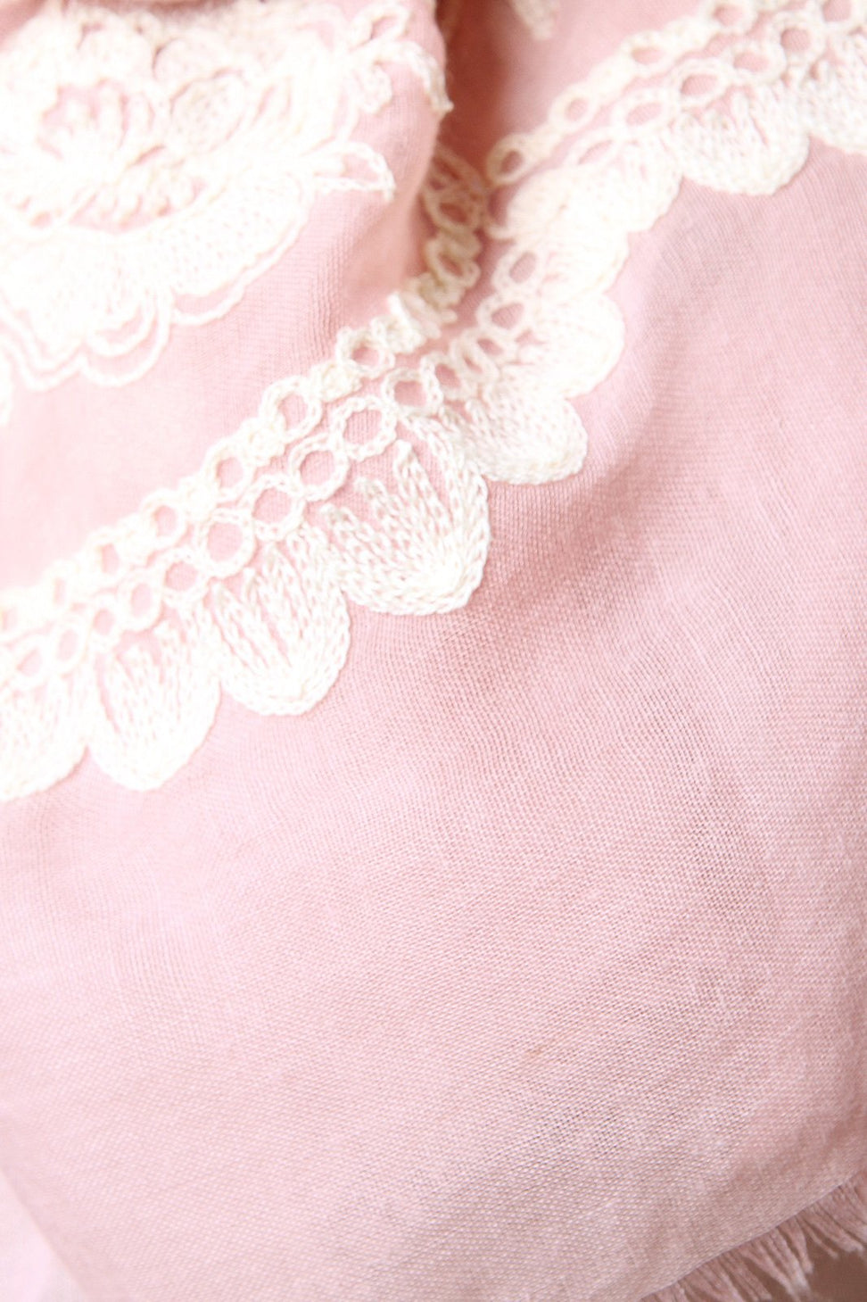 Floral Embroider Lightweight Scarf - NoveltyOne