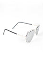Avatar Open Wire Framed Mirror Lens Sunglasses